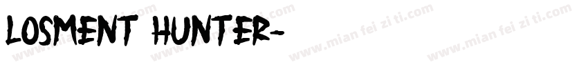 Losment Hunter字体转换